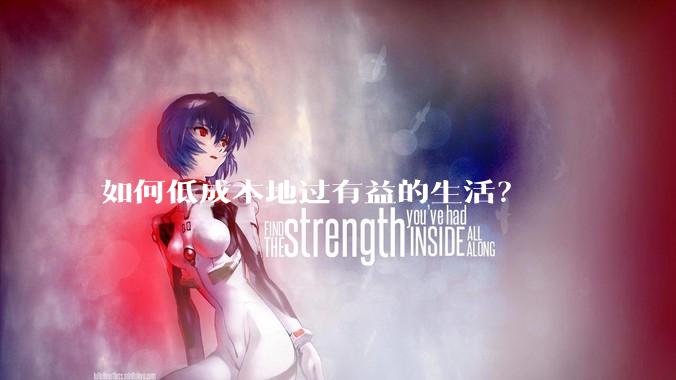 如何低成本地过有益的生活？