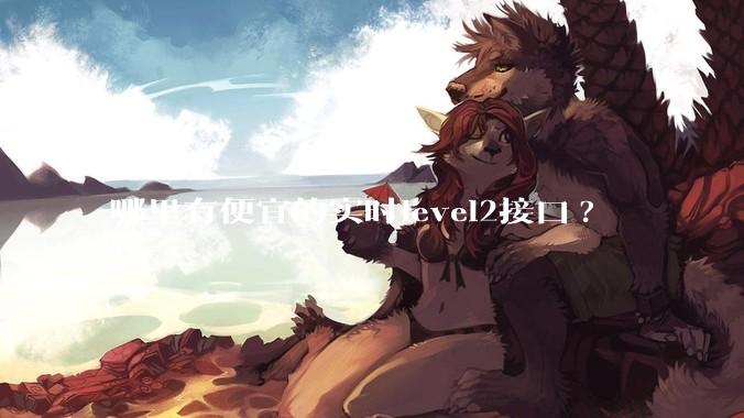 哪里有便宜的实时level2接口?