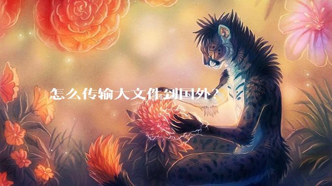 怎么传输大文件到国外？
