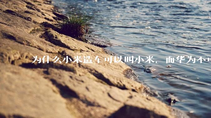 为什么小米造车可以叫小米，而华为不可以用华为品牌造车？