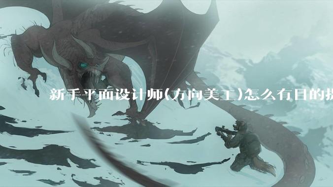 新手平面设计师(方向美工)怎么有目的提升设计能力？